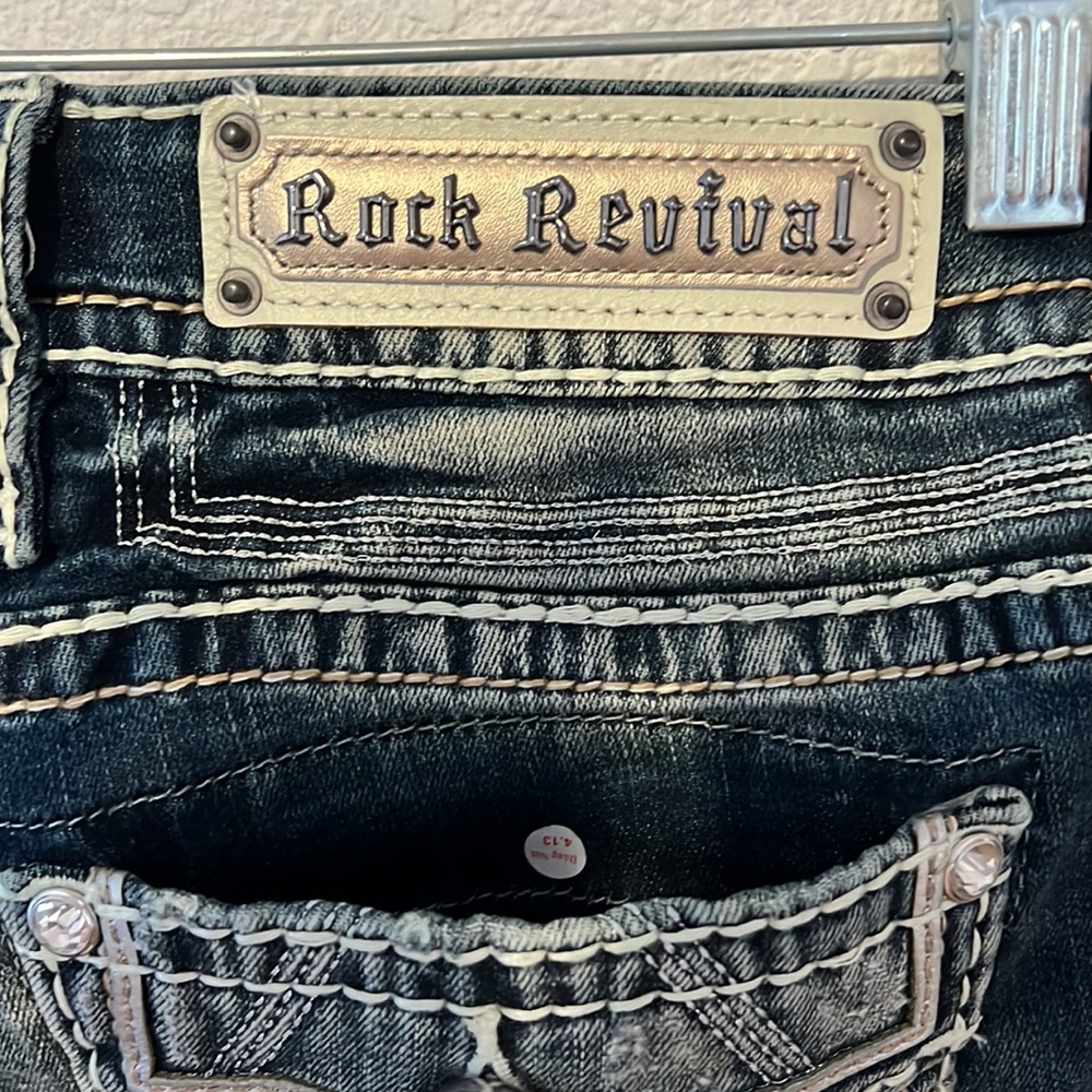 Rock Revival Priya Straight Leg Womens Jeans Size 27 NWT - Picture 11 of 14
